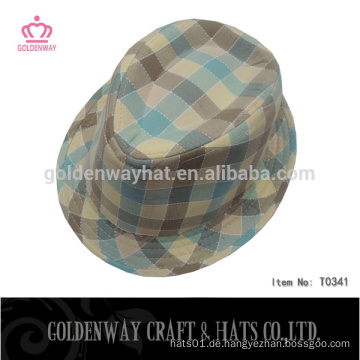 Werbe-Mini-Plaid Fedora Hut